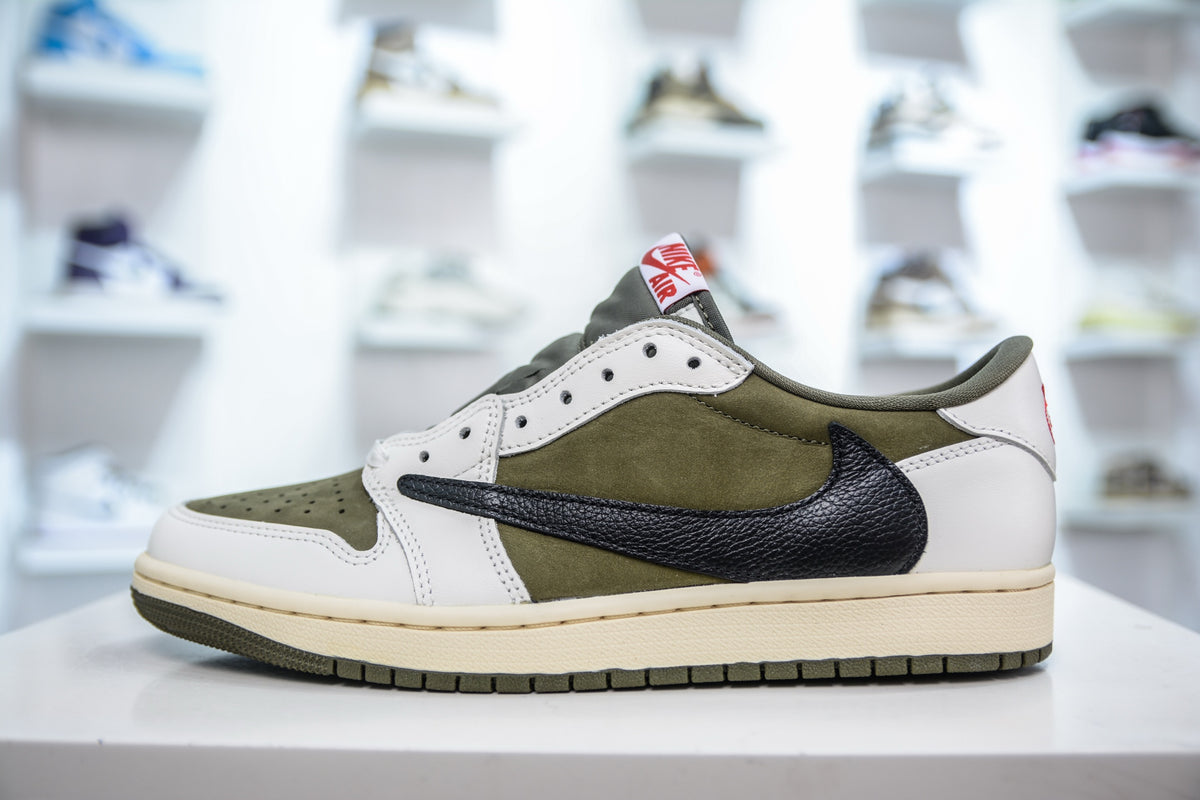 J1 Retro Low OG SP TS Medium Olive
